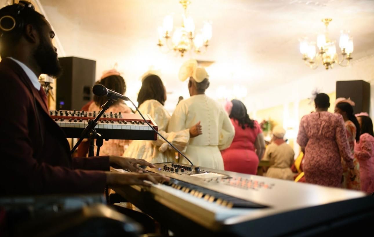 Worship moment at EPDH