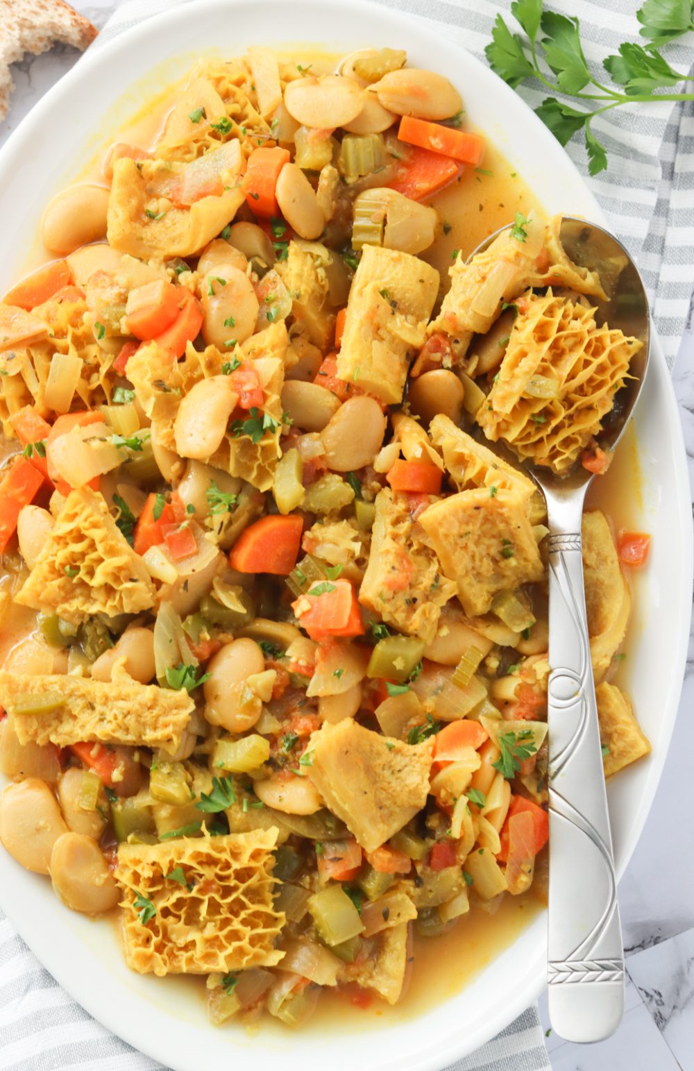 Cow Foot & Tripe with Beans